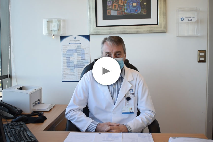 Dr. Felix Raimann entrega recomendaciones durante esta pandemia