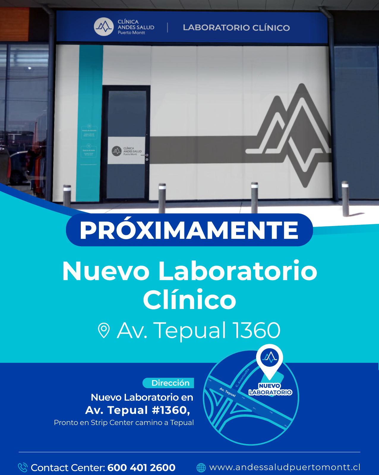 NUEVO LABORATORIO CLÍNICO EN AVDA TEPUAL CAMINO AL AEROPUERTO Clinica