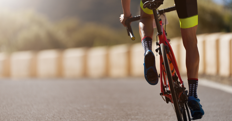 Evitar lesión rodillas en bicicleta